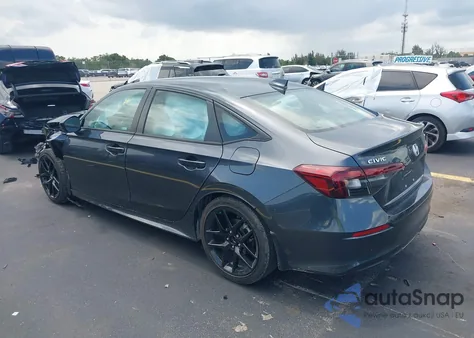 2025 Honda Civic Sport from USA, damaged, VIN 2HGFE2F52SH592737